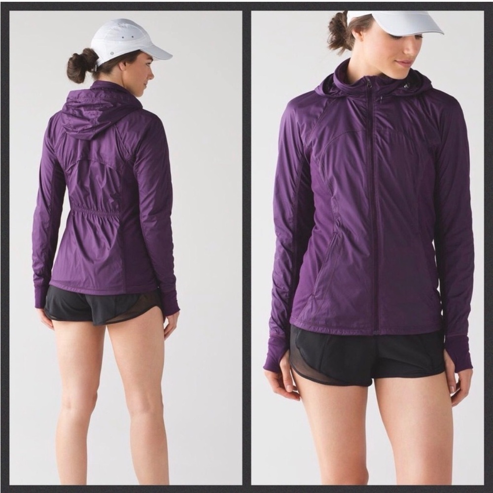 Lululemon Rush Hour Jacket, magenta - size 10